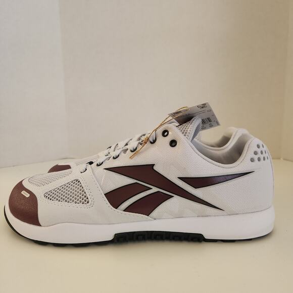 Reebok Women's Nano 2.0 US size 11 Cold Grey/Maroon/Black - Picture 4 of 10